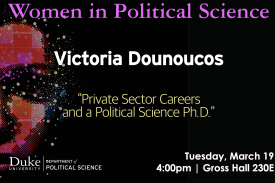Women in Political Science flyer